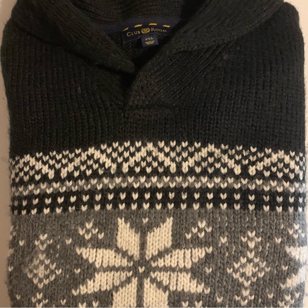 Men’s Club Room Cable-Knit Sweater